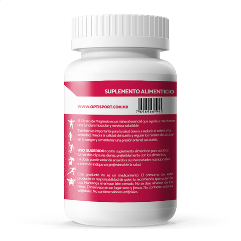 Citrato de Magnesio 420 (60 cáps)