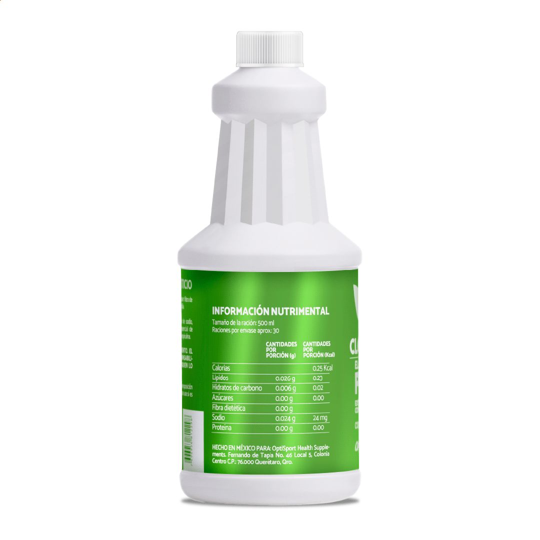 6 Botellas (500ml) de Clorofila Líquida Concentrada con PH9 + Agua Alcalina