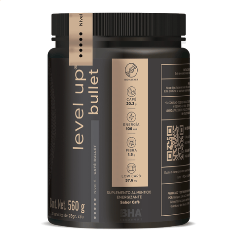 Level-Up Bullet: Energía y nutrición en cada porción 560 grs.