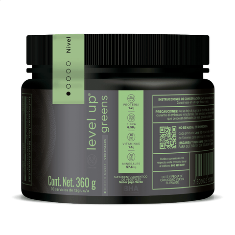 Level-Up Greens 360 grs.