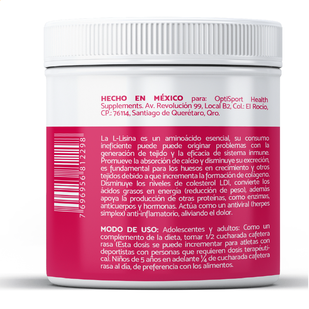 L-Lisina 1000 - 136 grs. (polvo)