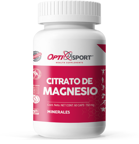 Citrato de Magnesio con 60 cápsulas