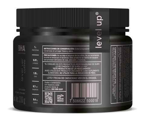 Level-Up Coffee: Energía natural con minerales y Teanina 200grs