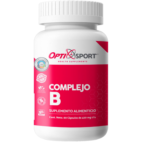 Complejo B, Suplemento Alimenticio - 60 Cápsulas de 420 mg c/u