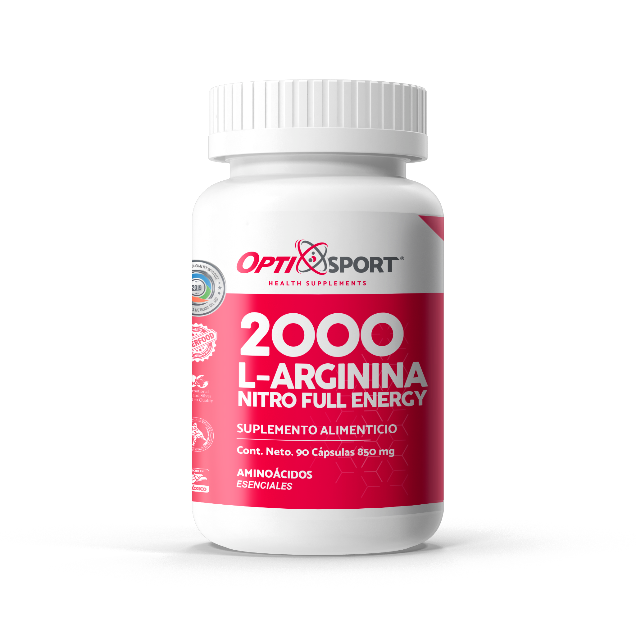 L-Arginina 2000 Nitro Full Energy con 90 caps.