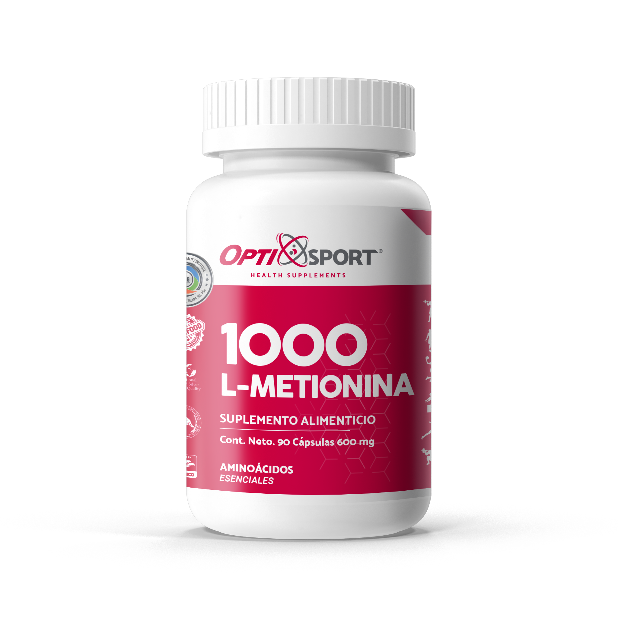 L-Metionina 1000 con 90 caps.