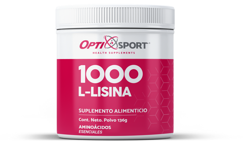 L-Lisina 1000 en polvo de 136g.