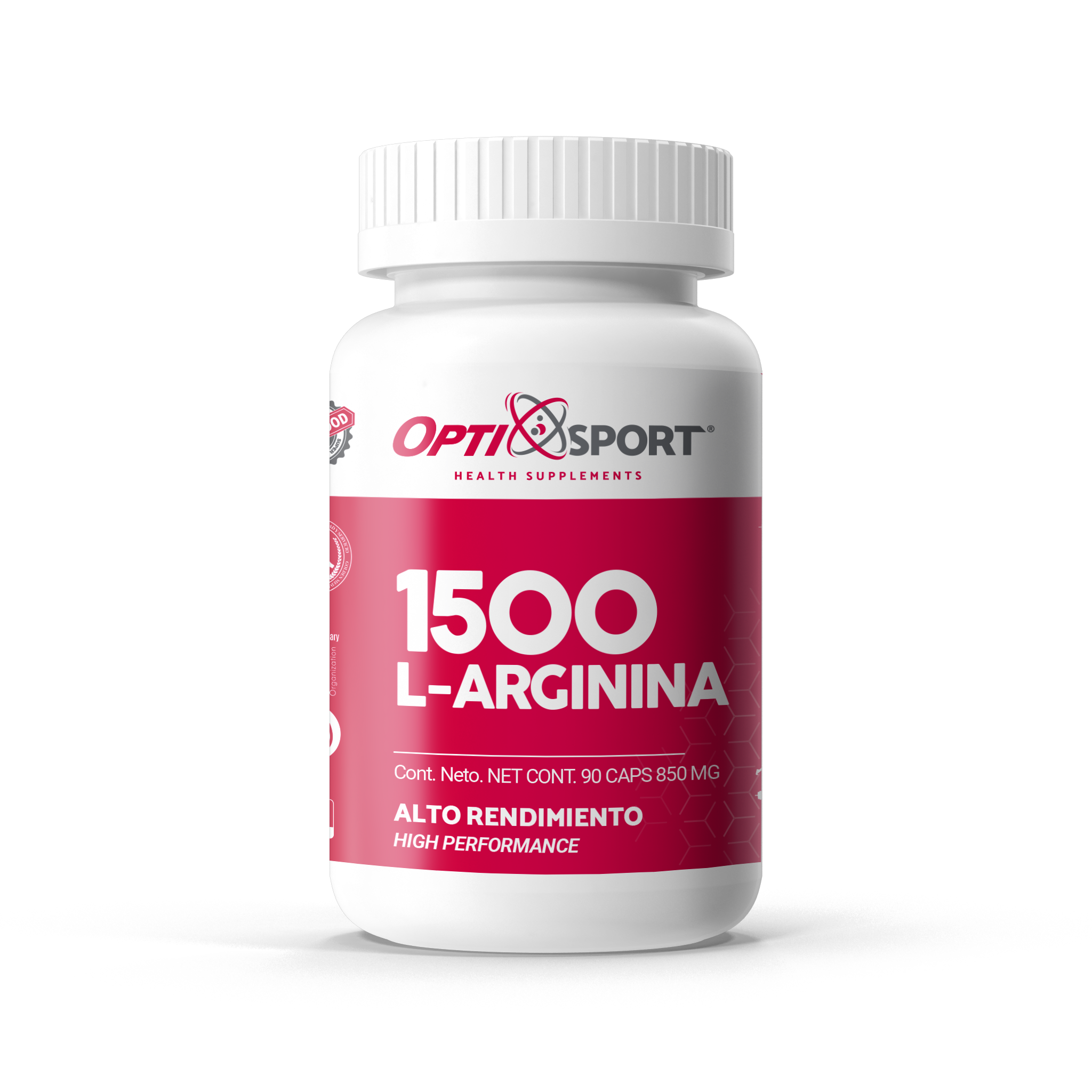 L-Arginina 1500 con 90 caps.