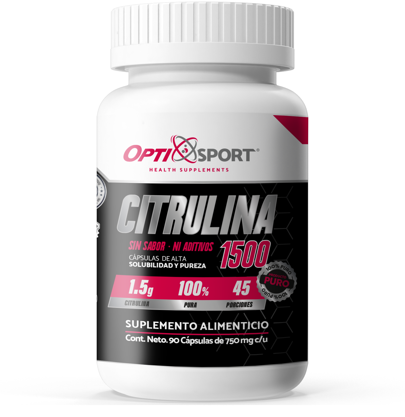 Citrulina 1500 con 90 Cápsulas