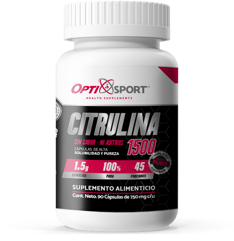 Citrulina 1500 con 90 Cápsulas